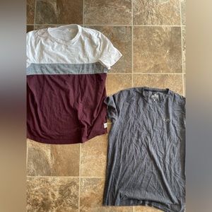Bundle of mens tshirts American Eagle and Hollister size large